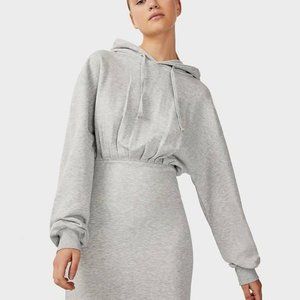 Topshop Terry Hoodie Dress